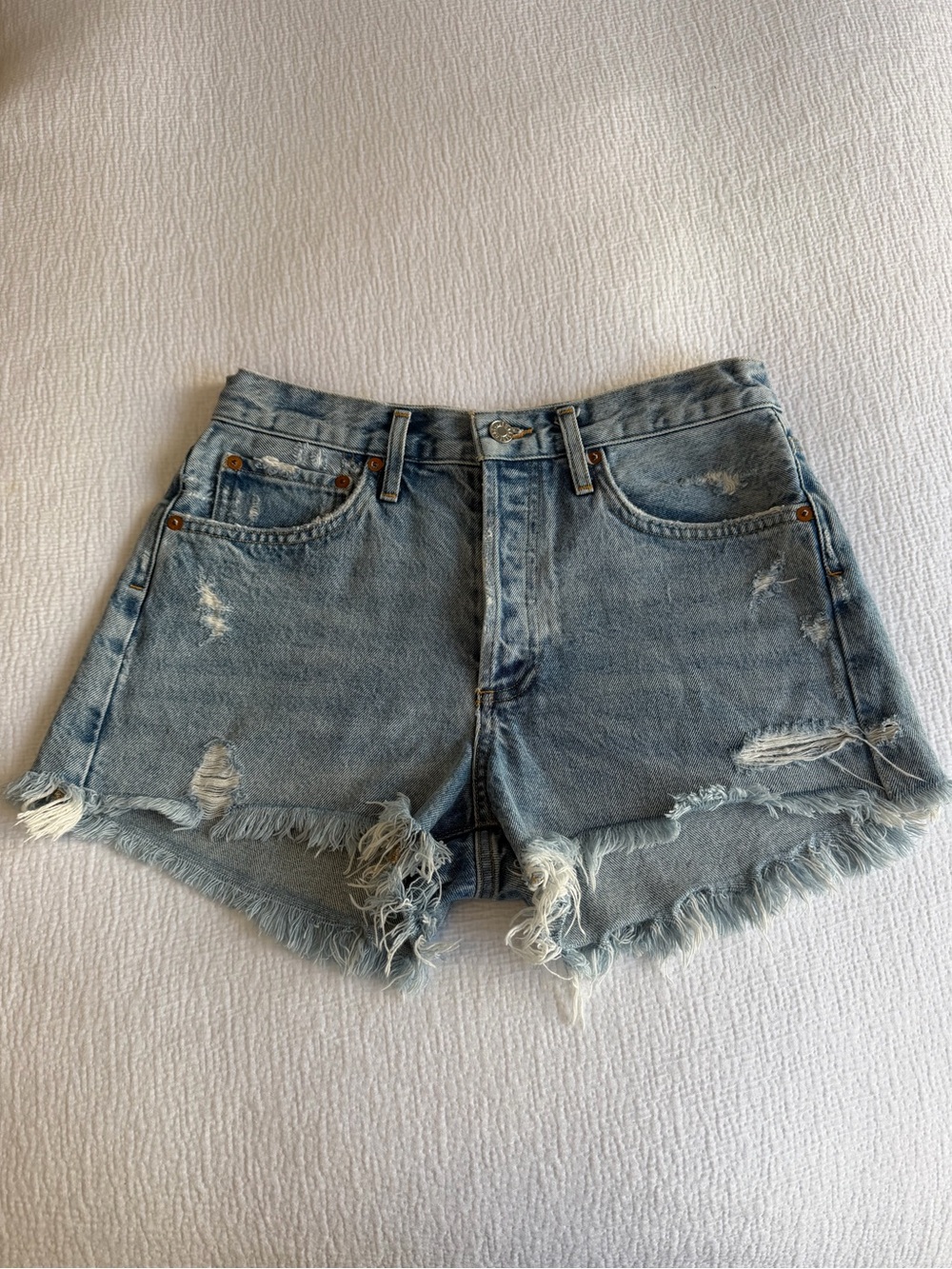 AGOLDE Parker Vintage Cut Off Shorts Swapmeet Size 27